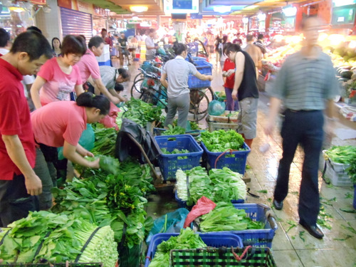 We visit a local super market.